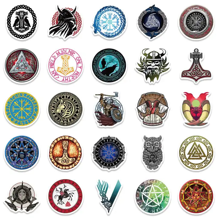 Stickers with Viking/ Nordic runes and symbols Stickers with Viking/ Nordic runes and symbols